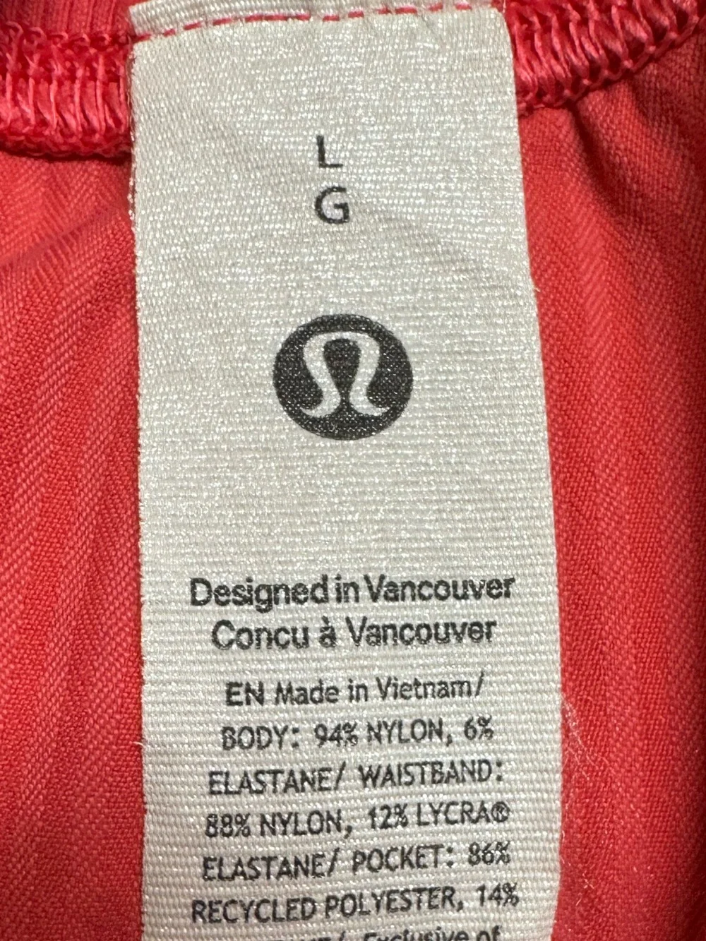 lululemon athletica Hot Pink Cargo Track Joggers